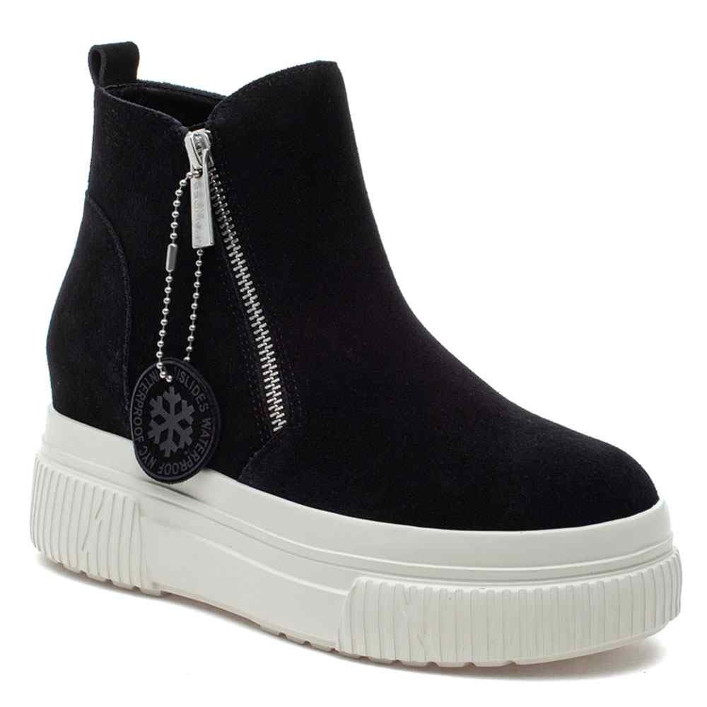 🤩 NWT New J/Slides J Slides Black Suede Wyona WP Zipper 6 Waterproof Platform